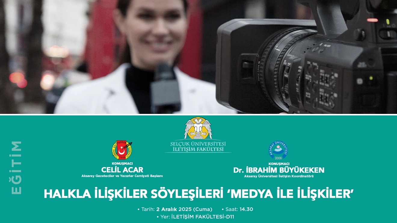 Halkla İlişkiler Söyleşileri 'Medya İle İlişkiler'